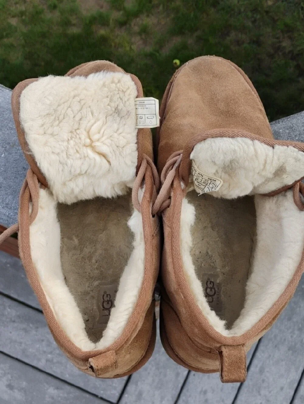 🔥UGG Men's Neumel Suede Chukka Boots Chestnut Gorpcore Good Condition Size 11